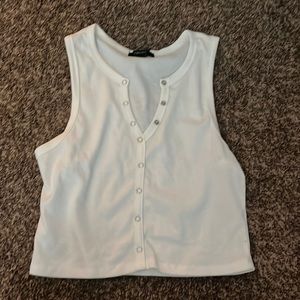 forever 21 button up tank